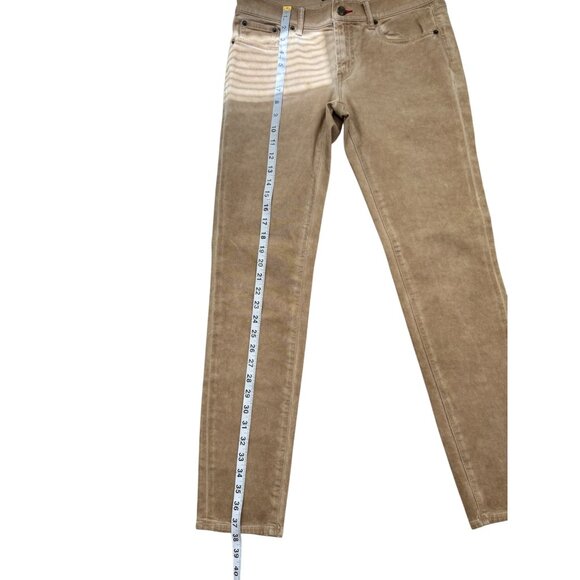 Ralph Lauren 105 Cigarette Jean Black Label Slim Fit Mid Rise Tan Womens Size 29 - Picture 6 of 7